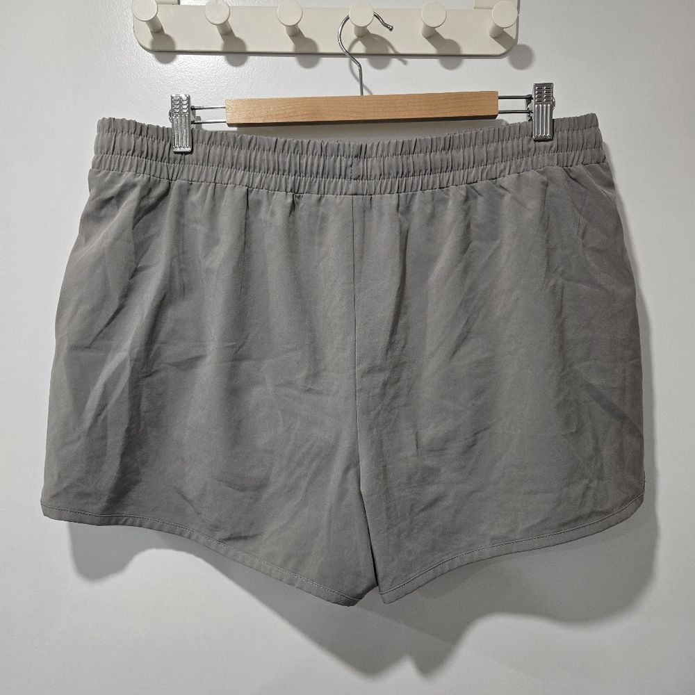 RBX Grey Laser Cut Athletic Shorts - Picture 3 of 5